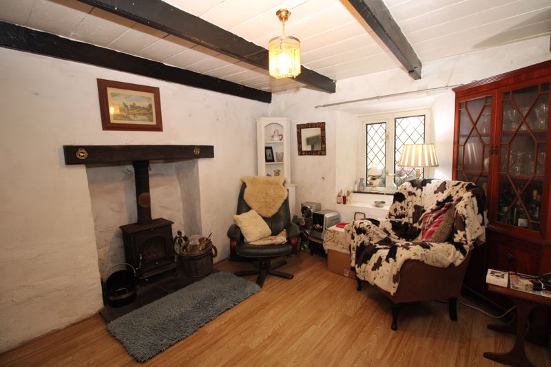Living room with woodburner